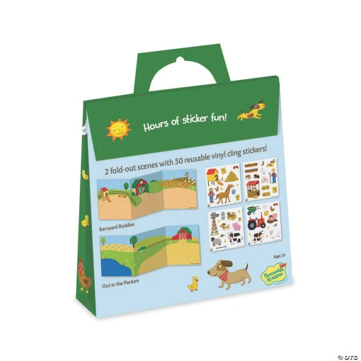 On The Farm Reusable Sticker Tote - Image 3