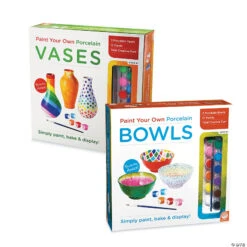 Paint Your Own Porcelain Bowls And Vases