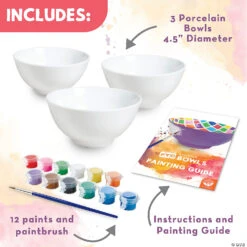 Paint Your Own Porcelain Bowls -Bright Minds Store paint your own porcelain bowls56003 a02