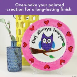 Paint Your Own Porcelain: Plates -Bright Minds Store paint your own porcelain plates68430 a03