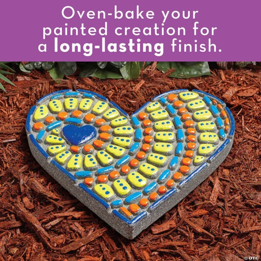 Paint Your Own Stepping Stone: Heart - Image 4