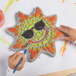 Paint Your Own Stepping Stone: Sun -Bright Minds Store paint your own stepping stone sun13947328 a03