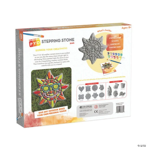 Paint Your Own Stepping Stone: Sun - Image 5