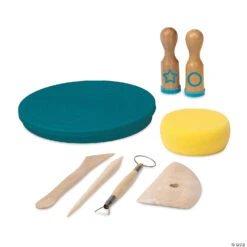 Pottery Wheel, Clay Refill And FREE Tool Kit: Set Of 3 -Bright Minds Store pottery wheel clay refill and free tool kit set of 314109288 a04
