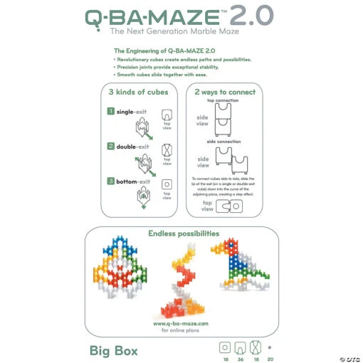 Q-BA-MAZE 2.0: Big Box Plus FREE Light-Up Cubes - Image 5