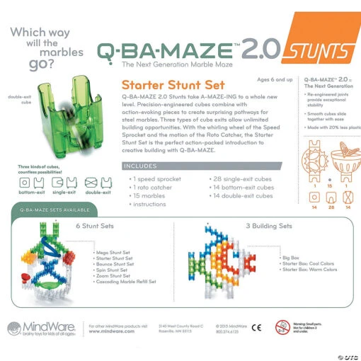 Q-BA-MAZE 2.0: Starter Stunt Set - Image 3