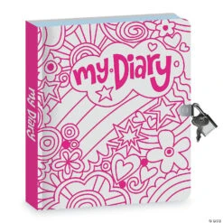 Rainbow World Foil Coloring Diary