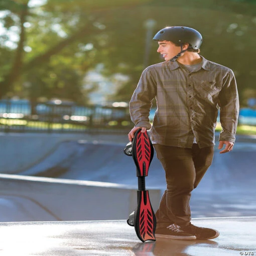 Razor RipStik Caster Board: Red - Image 3