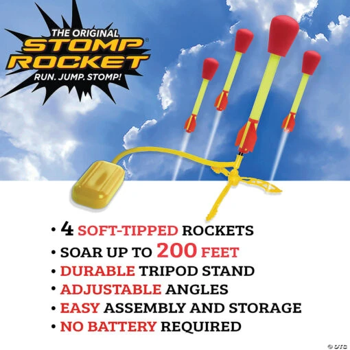 The Original Stomp Rocket Ultra Launcher: 4 Rockets - Image 3