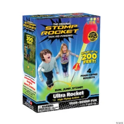 The Original Stomp Rocket Ultra Launcher: 4 Rockets -Bright Minds Store the original stomp rocket ultra launcher 4 rockets14174682 a04
