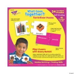 TREND Enterprises, Inc. - What Goes Together? Fun-to-Know® Jigsaw Puzzles -Bright Minds Store trend enterprises inc what goes together fun to know jigsaw puzzles13965397 a02