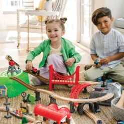Ultimate Rail Set Of 2 With FREE Battery Powered Engine -Bright Minds Store ultimate rail set of 2 with free battery powered engine14109279 a02