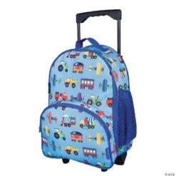 Wildkin: Trains, Planes & Trucks Rolling Luggage