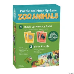 Zoo Animal Puzzle & Match Up Game -Bright Minds Store zoo animal puzzle and match up game14166764 a05